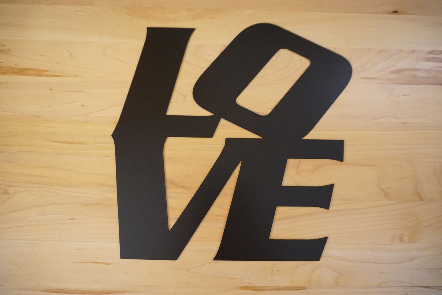 LOVE Metal Sign (sample closeout sale) Love sign for Weddings, Anniversaries, Valentines Day / Farmhouse Decor and Art