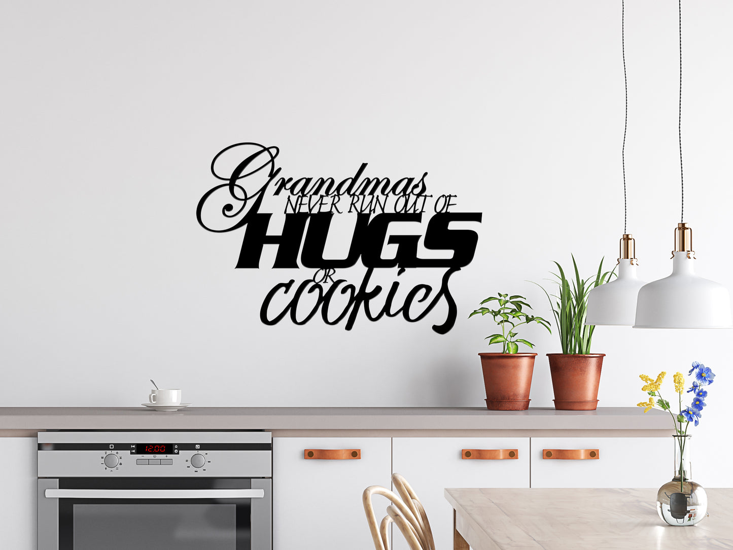 Grandmas Never Run Out of Hugs & Cookies (sample closeout sale)