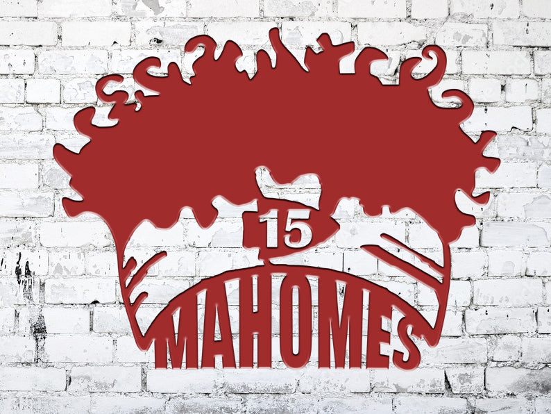 Kansas City Chiefs - Mahomes Metal Sign
