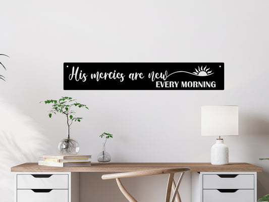 His Mercies are New Every Morning