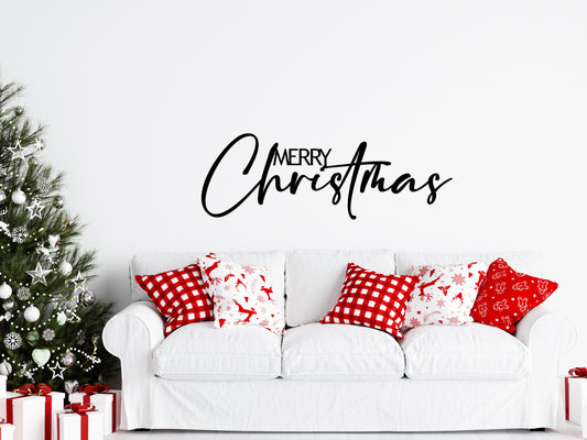 Merry Christmas Sign / Farmhouse Christmas Home Decor (closeout sample sale)