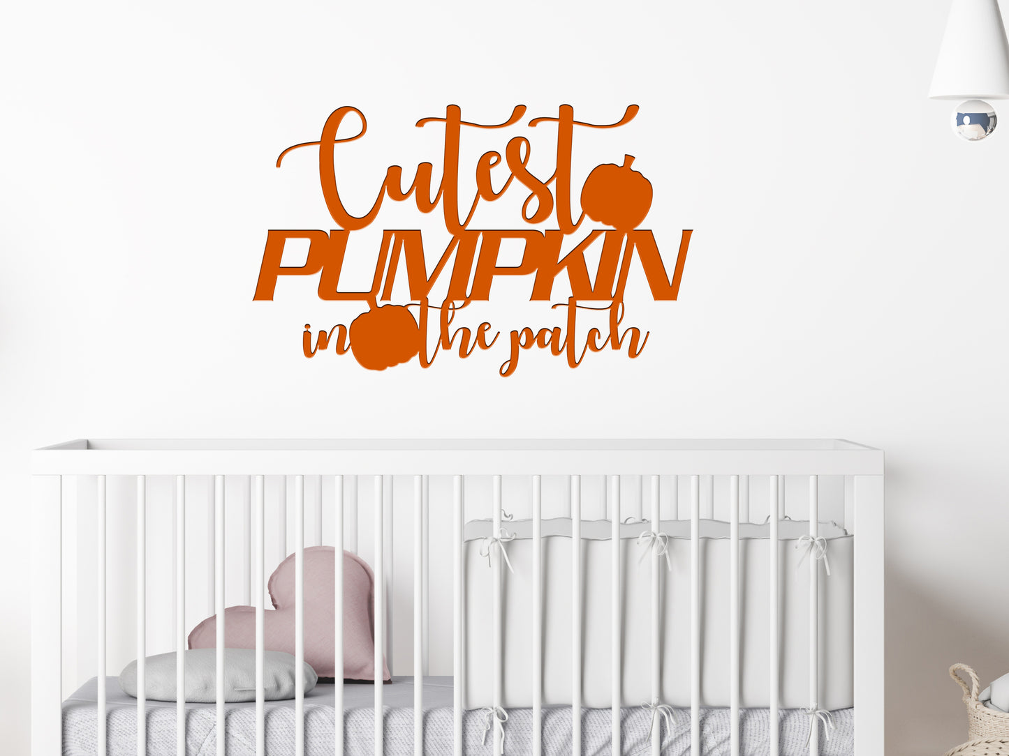 Cutest Pumpkin in the Patch Metal Sign (sample closeout sale)