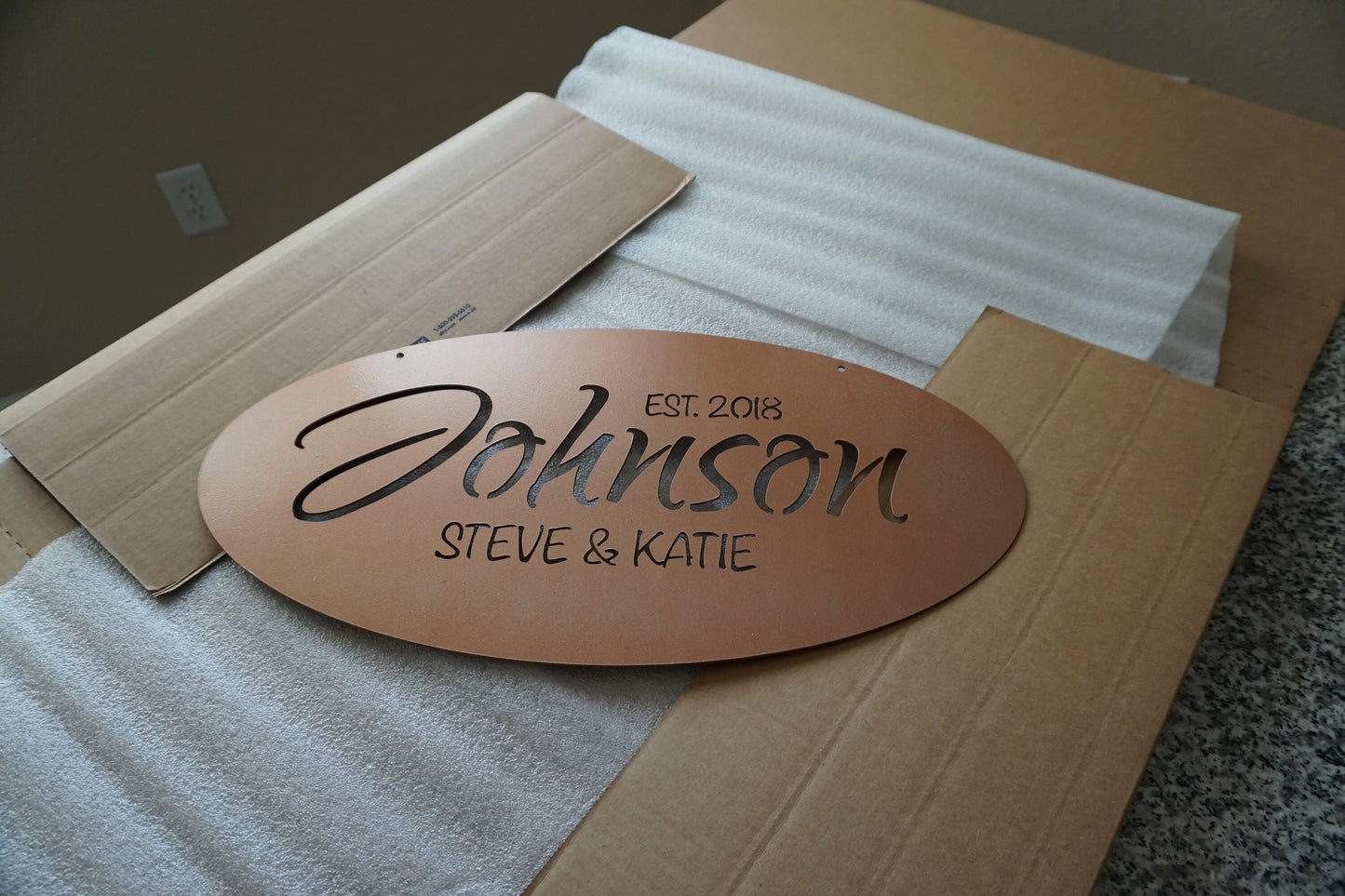 CUSTOM Outdoor Family Name Sign / Personalized