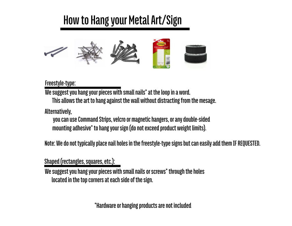 Soak Metal Sign
