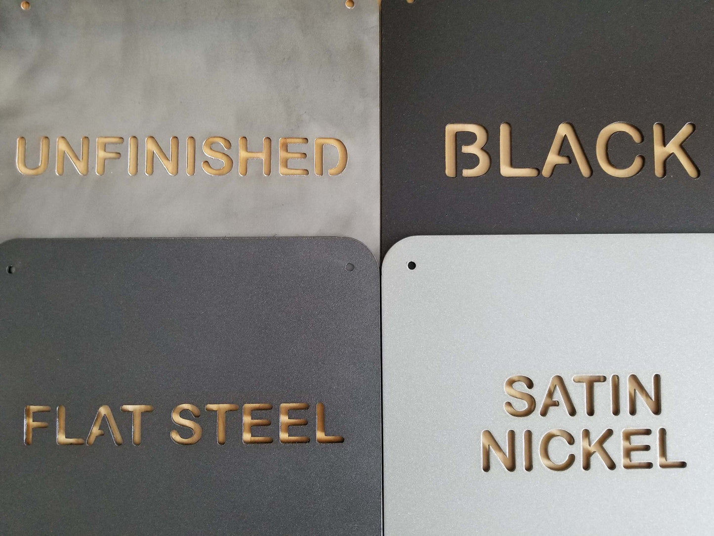 CUSTOM Metal Last Name Sign with Date / Personalized