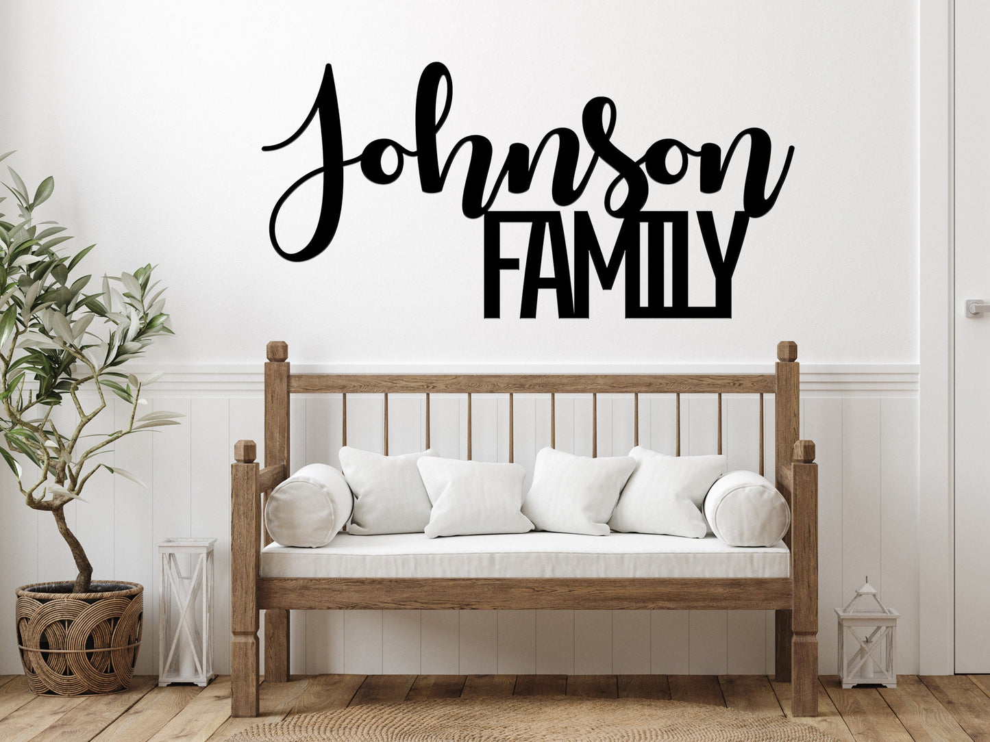 CUSTOM Metal Family Name or Child's Name Sign / Personalized