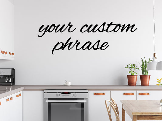 CUSTOM Metal Word Set for your favorite Verse, Quote or Phrase