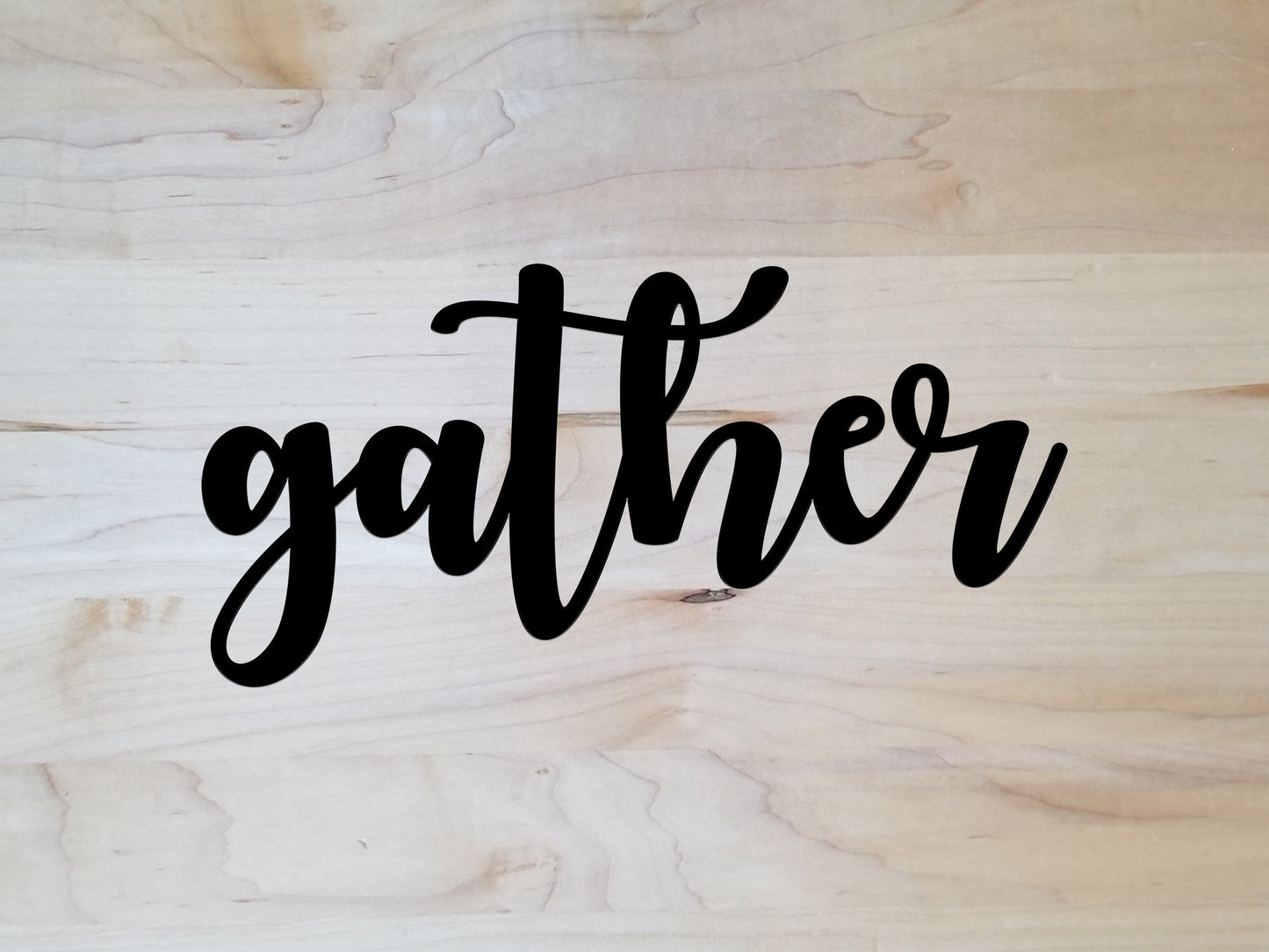 Gather Metal Sign