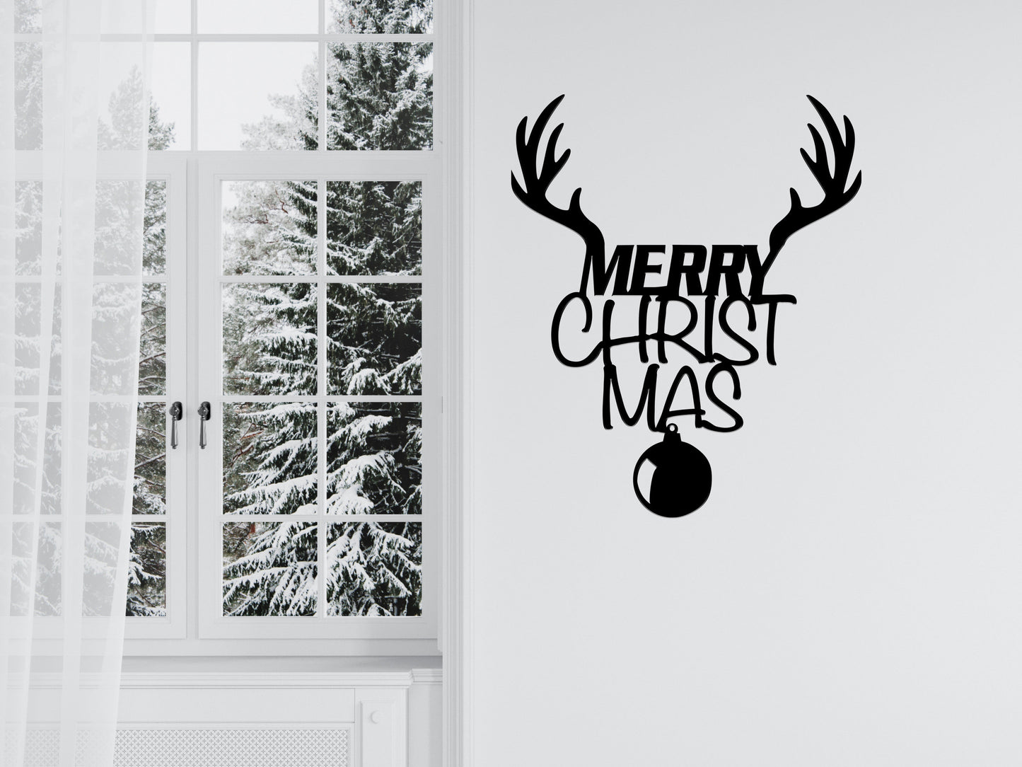 Christmas Reindeer Sign, Rudolph Sign, Christmas Decor,